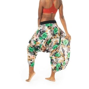 Flap harem pants